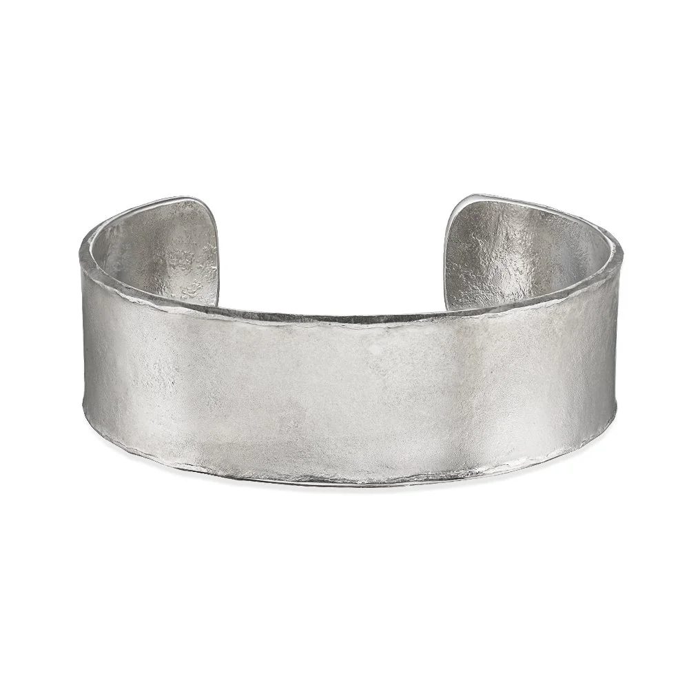 Wrought Iron Cuff - Wide 25mm — CYLE THOMAS